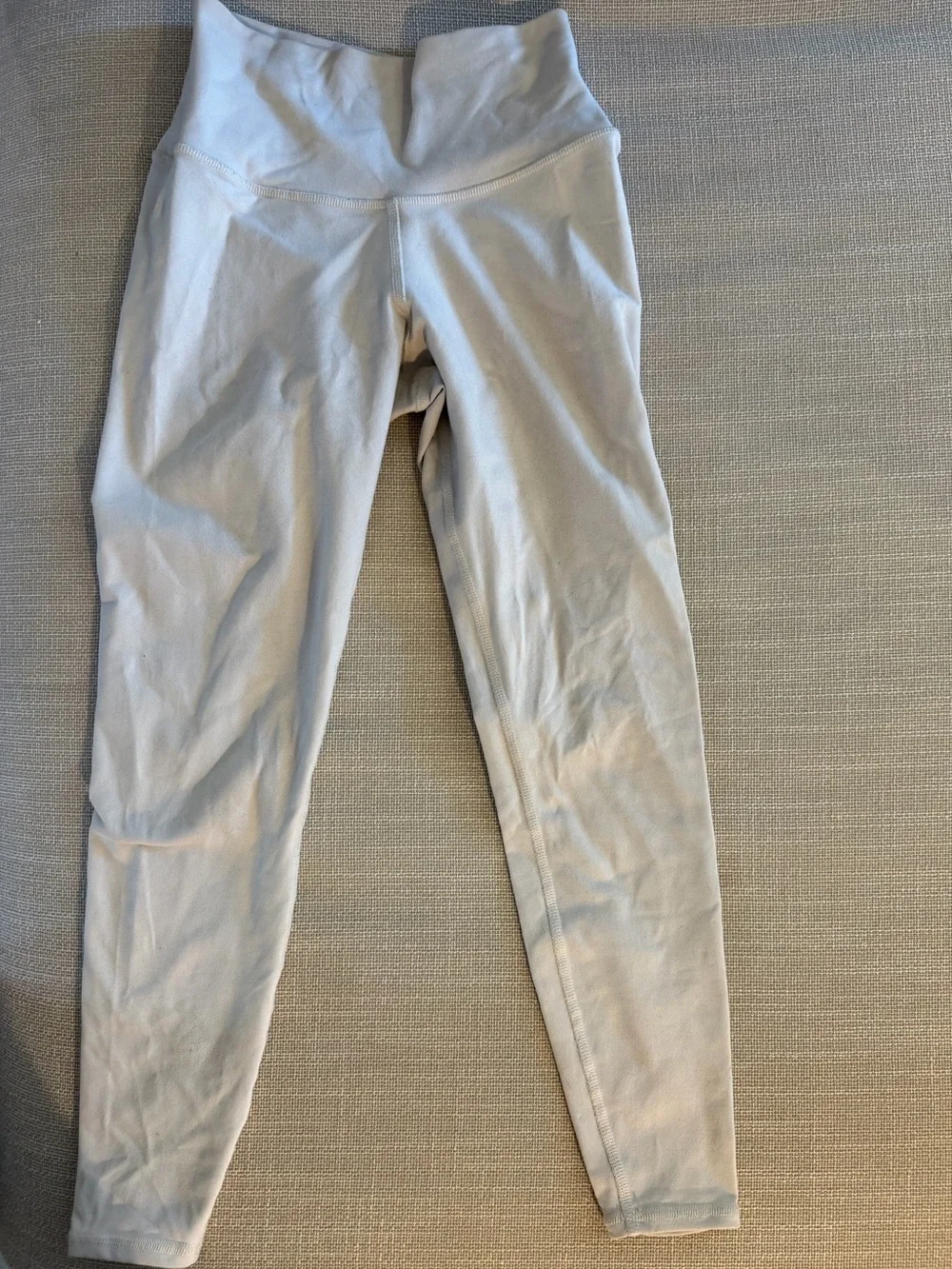 Alo Yoga High-Waist Airlift Leggings - Full Length, Gravel/Dove Gray